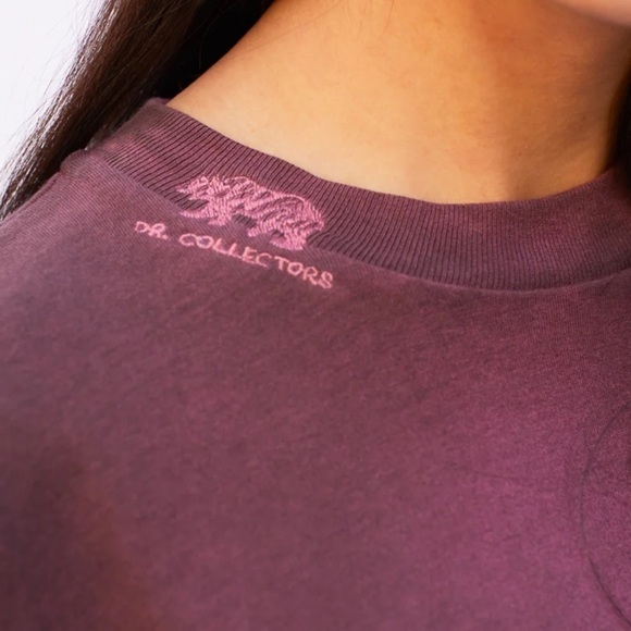 Dr. Collectors Basic Long Sleeve Tee Double Face Dye Desert Rose - Picture 3 of 10